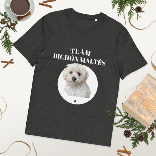 Camiseta orgánica Dogs-Bichón Maltés